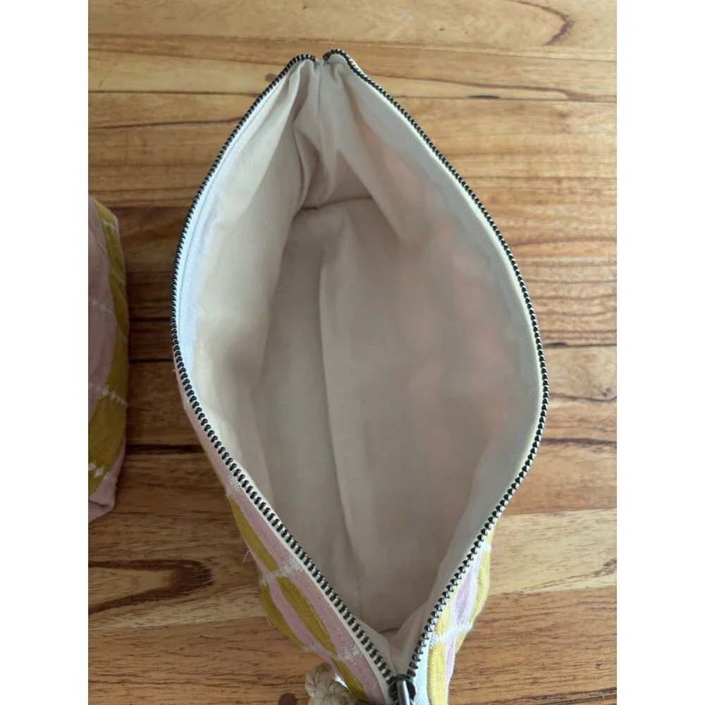 Upcycled Make Up Bag Set